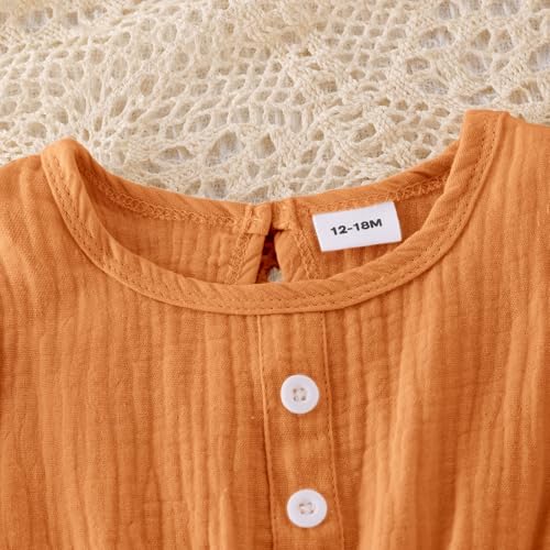 Image of Toddler Girl Clothes Sleeveless Top Shorts 2Pc Summer Outfit 12M-5T | 100% Cotton, Soft breathable, Double crepe fabric, Adorable bow ruffle pocket design, Perfect for daily wear, birthday, party