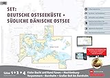  Sportbootkarten Satz 1, 4 und 5 Set: Dänische Ostsee und Kieler Bucht (Ausgabe 2020)
