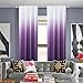 Dainty Home Ombre Darkening Curtains, Curtains for Living Room and Bedroom Purple 40