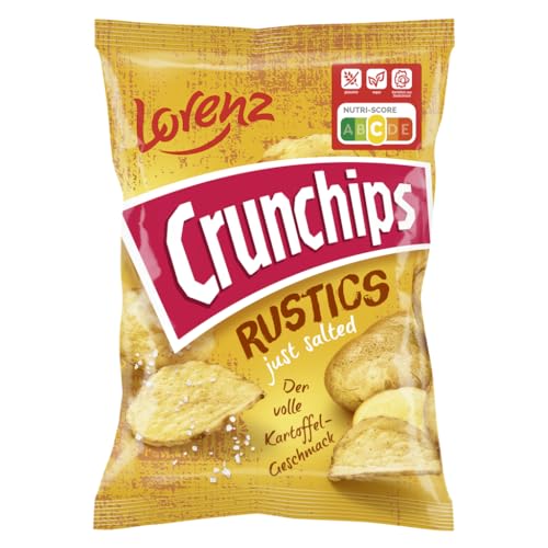LORENZ | Crunchips Rustics Salted | 12 x 110 g | vegan