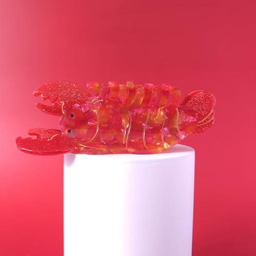 Miniatura 3 de Clip de garra de langosta,Pinzas de pelo de acetato,Pinzas de garra pequeñas para mujer