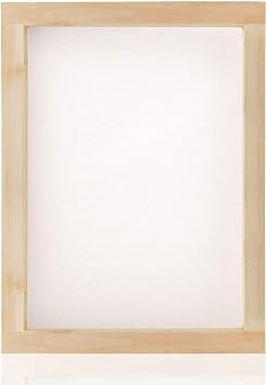 Screen Printing Frame, Goaup 8 x 10 inch Silk Screen Printing Frame with 110 White Mesh 1 Pack