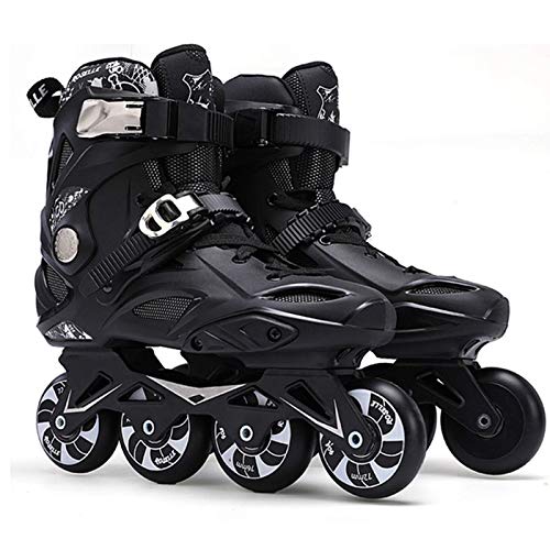 Zjcpow Dytxe Patines en línea con Resistentes al Desgaste de Ruedas de la PU, al Aire Libre Roller Skates Interior for Niños, Niñas, Principiantes xuwuhz (Color : Black, Size : 39)