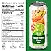 VINUT Ginger, Honey & Lime Juice, 85% Juice, No Added Sugar, Not From Concentrate, 16.9 fl oz (500 mL) Can, Pack of 12