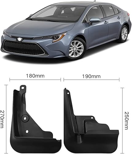 Miniatura 4 de Kit de guardabarros para coche para Toyota Corolla Sedan SE LE 2020 2021 2022 2023 2024 2025, accesorios para guardabarros delantero y trasero,