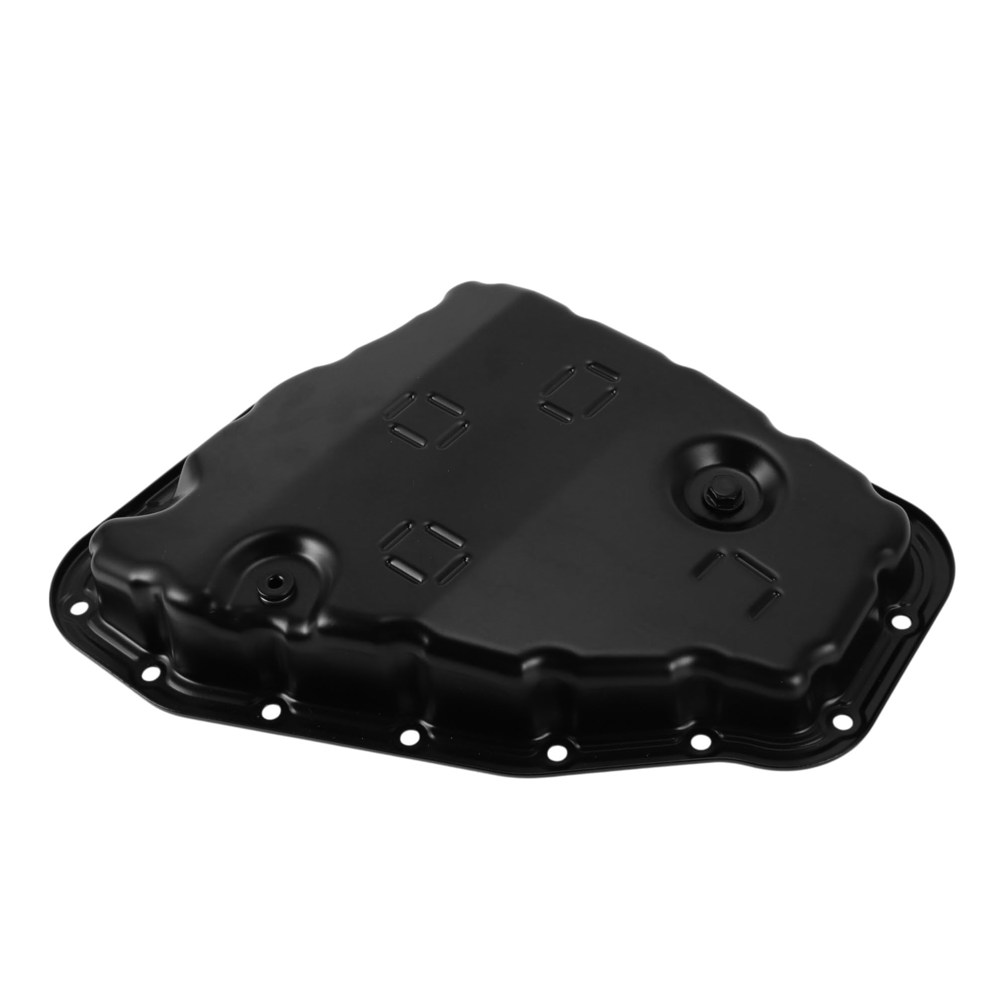 Cárter aceite transmisión de acero negro premium para Toyota Vios 2014-2016 8