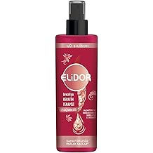 Elidor Liquid Hair Care Milk Brazilian Keratin Therapy Hydrolyzed Keratin Marula Oil Vitamin E 200 ml