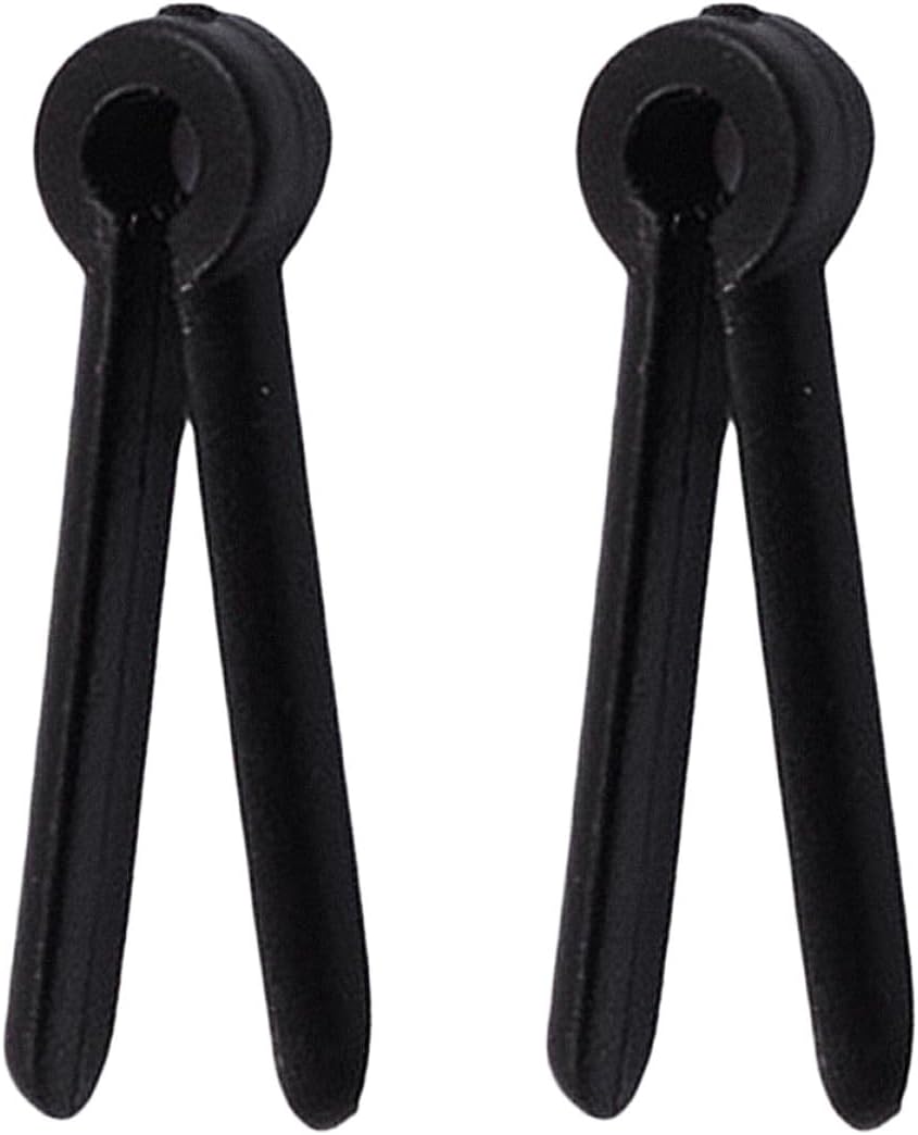 2pcs Black Bow String Separator Pulley Peep Sight Holder for Compound Bow Archery Accessories with Convenient Installation