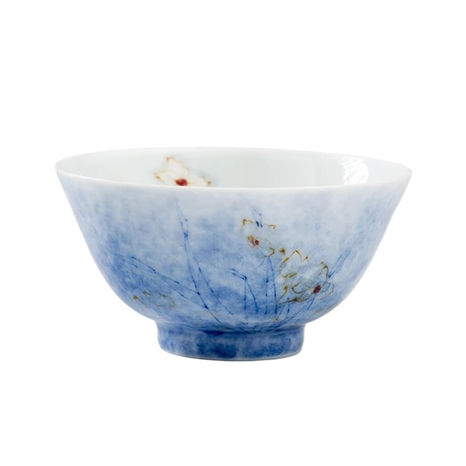 Juego de té cerámica Kung Fu, tazón porcelana azul antigua, taza, oficina, 80 ml
