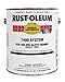Rust-Oleum 412402 Flat Black High Performance 7400 System 450 VOC DTM Alkyd Enamel Paint, 1 gal Can (Pack of 2)