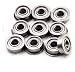 10 PCS MF126ZZ (6x12x4 mm) Metal Shielded FLANGED Ball Bearing MF126zz