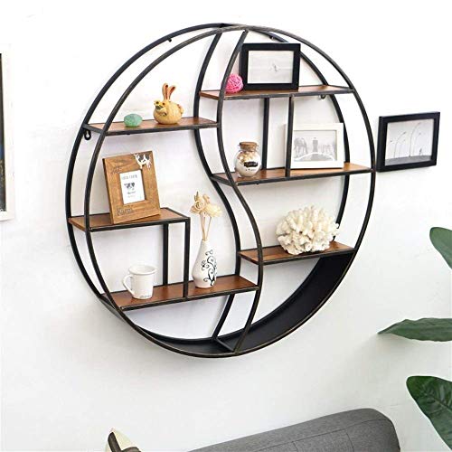 Support de rangement de salon rond pour optimiser et ranger vos murs vides