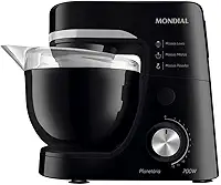 Batedeira Planetária, Mondial, Preto, 700W, 220V - BP-03-B