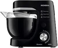 Batedeira Planetária, Mondial, Preto, 700W, 220V - BP-03-B
