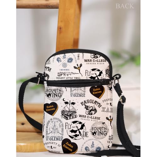 MAOFAED Literary Theme Crossbody Bag, Fantasy Book Reader Gift, Bookish Merchandise, Bookworm Shoulder Bag4