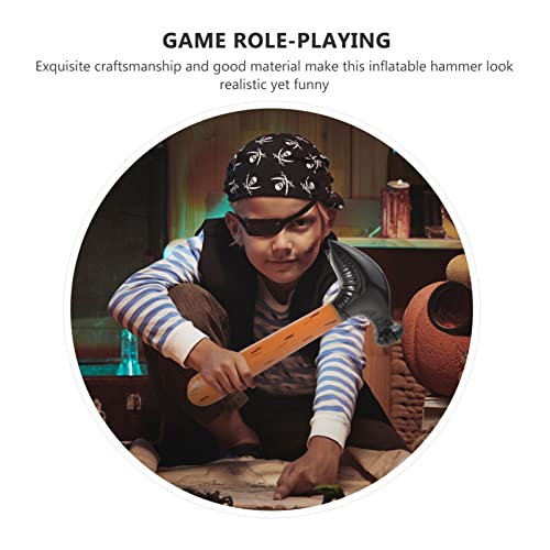 ABOOFAN 2Pcs Inflatable Hammer Toy for Kids for Construction Birthday Party Decorations Costume Accessories Bath Toys