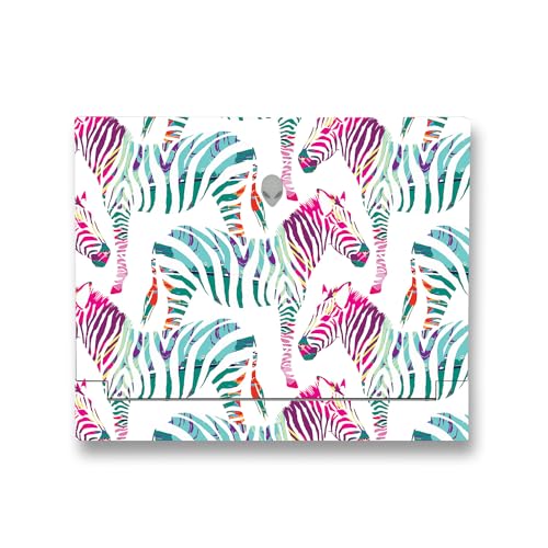 Image of MightySkins Skin Compatible with Alienware X14 R2 (2023) Full Wrap Kit - Zebra Mosaic | Protective, Durable, and Unique Vinyl Decal wrap Cover | Easy to Apply & Change Styles | Made in The USA