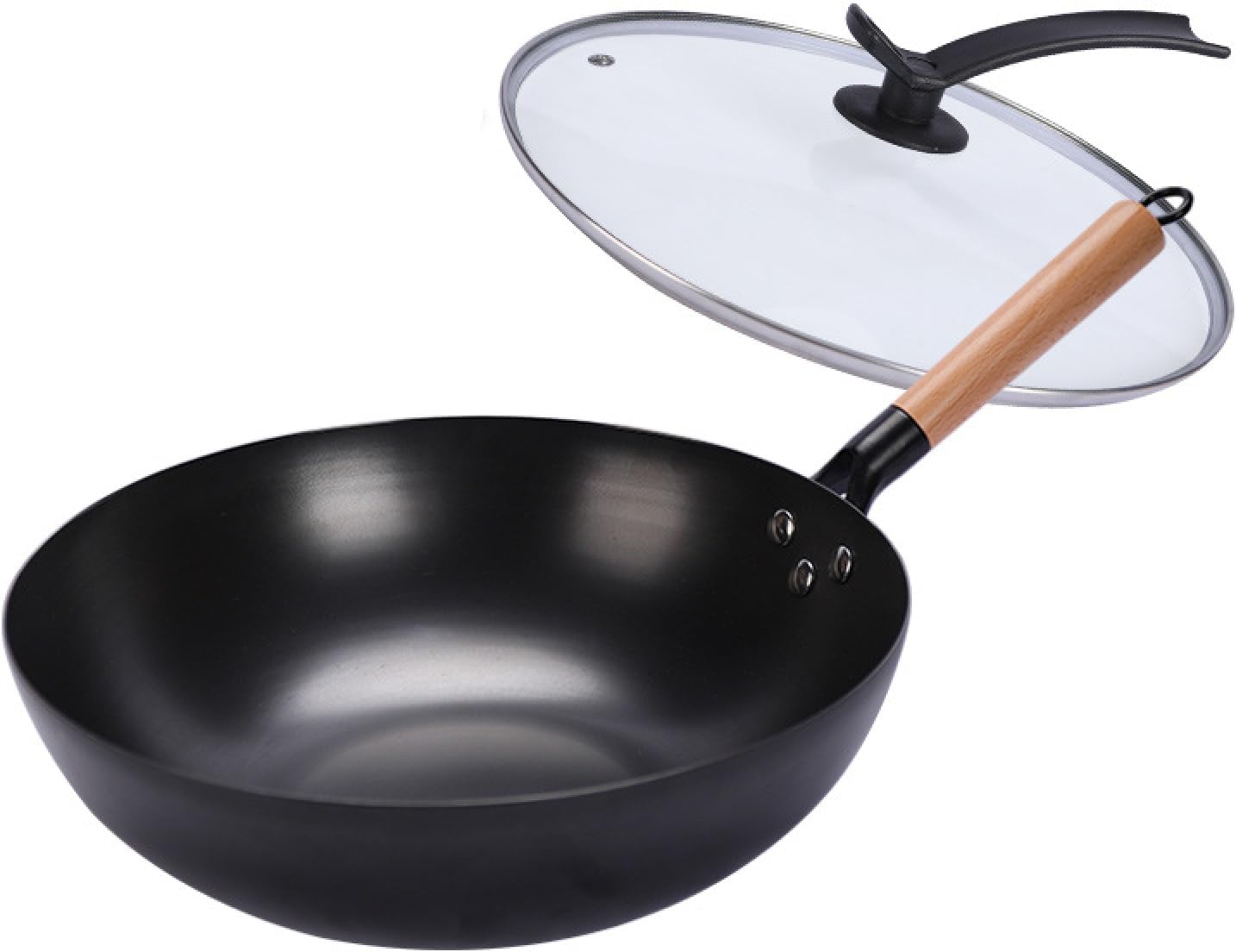 Wok pan Wrought Iron Thickened Non-Stick pan
