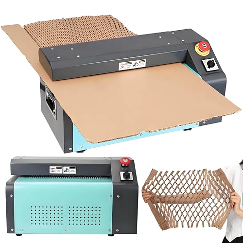 Automatic Cardboard Shredder Machine,Can Cut Paper Within 10 mm,DIY Cushioning Material Carton Cutter with Handle,17.7\"/450mm