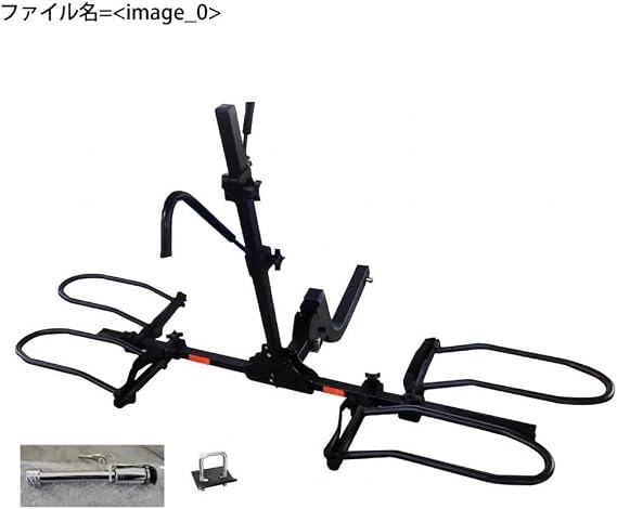 2-Bike Platform Hitch Rack, 180 LB Capacity Heavy-Duty Carrier