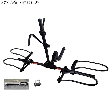 2-Bike Platform Hitch Rack, 180 LB Capacity Heavy-Duty Carrier