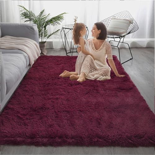 Tapis de salon lavable au design moderne nature mono