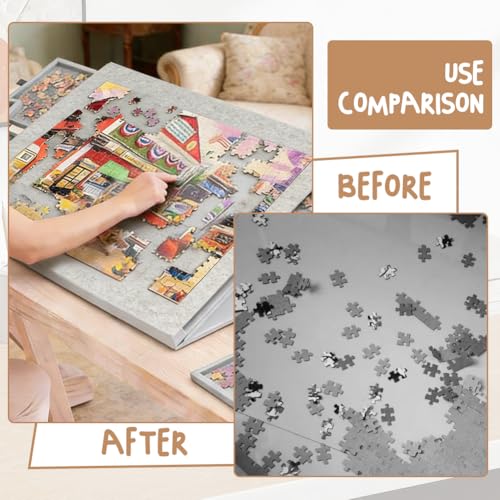 Table puzzle 1000 pièces blanche le cadeau parfait pour passionnés de jeux