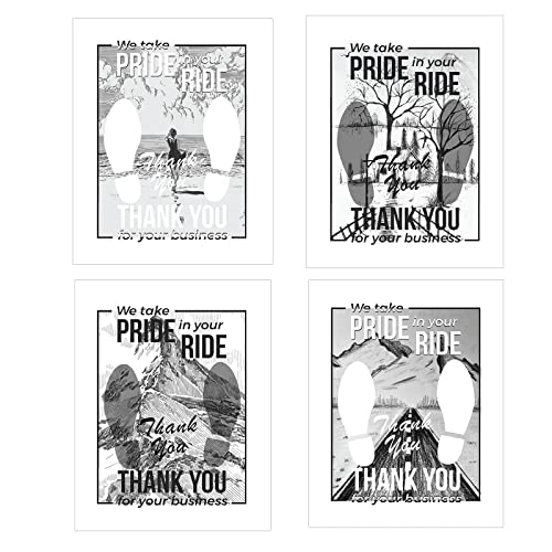 Paper Floor Mats For Car Landscape: 20Pcs Disposable Cars Auto Vehicles Automotive Mat Covers Protector Detailing Detail Wash Temporary 16X20Inch #TOP6