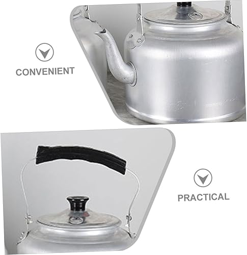 Miniatura 7 de PRETYZOOM Vintage Kettle Stove Top Teapot Handle Retro Design for Home Kitchen Efficient Water Boiler for Tea Random Style