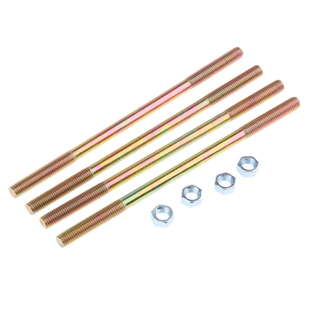 Amazon | prasku 4ピース/個M6 145mmヘビーシリンダースタッド