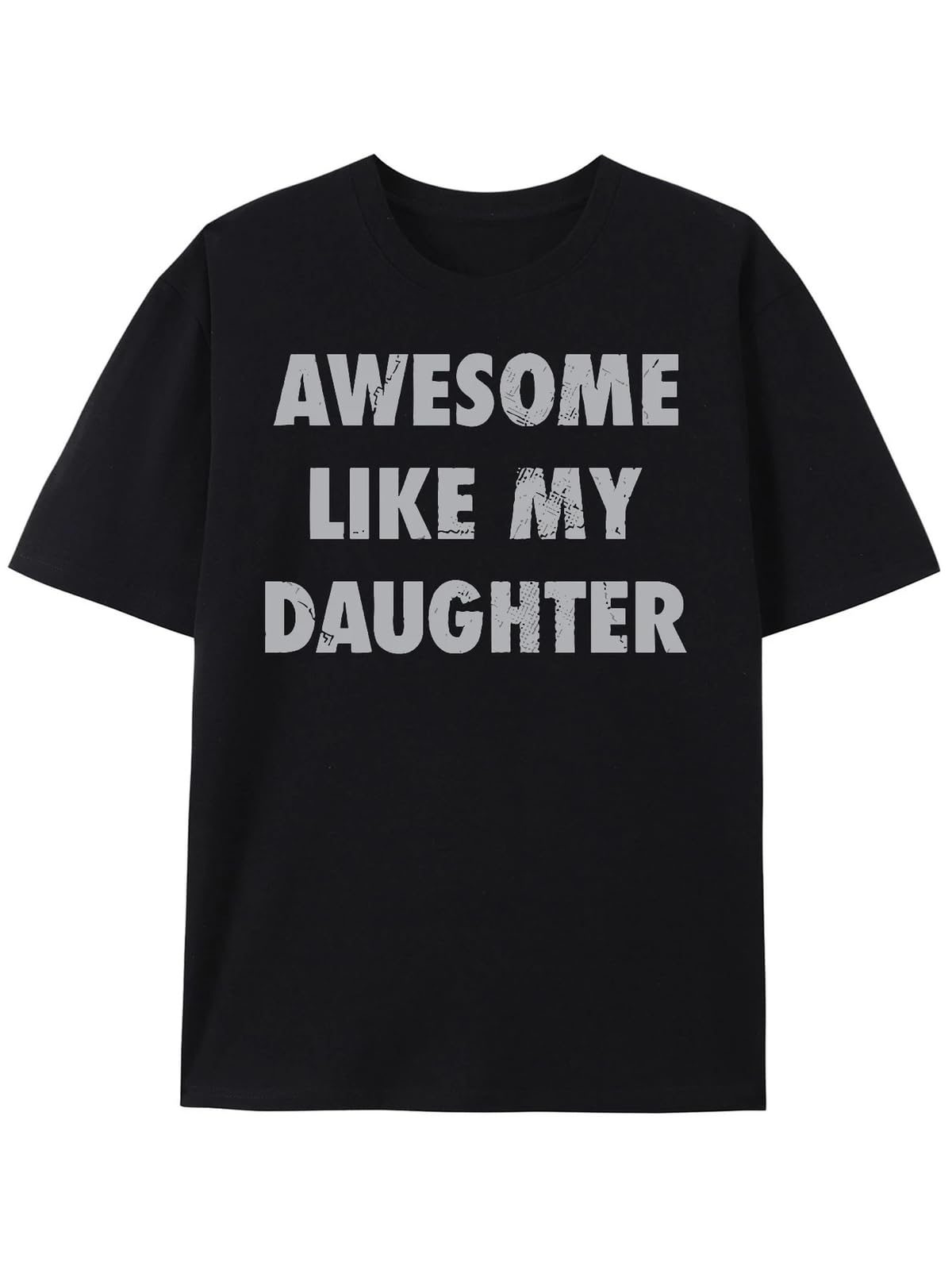 zivaq Awesome Like My Daughter Tshirt Funny Fathers Day Awesome Dad Graphic Tee-picture-11