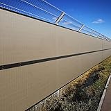 Cliselda 4ft x 50ft Privacy Fence Screen Windscreen, Heavy Duty Fencing Mesh Shade Net Cover for...