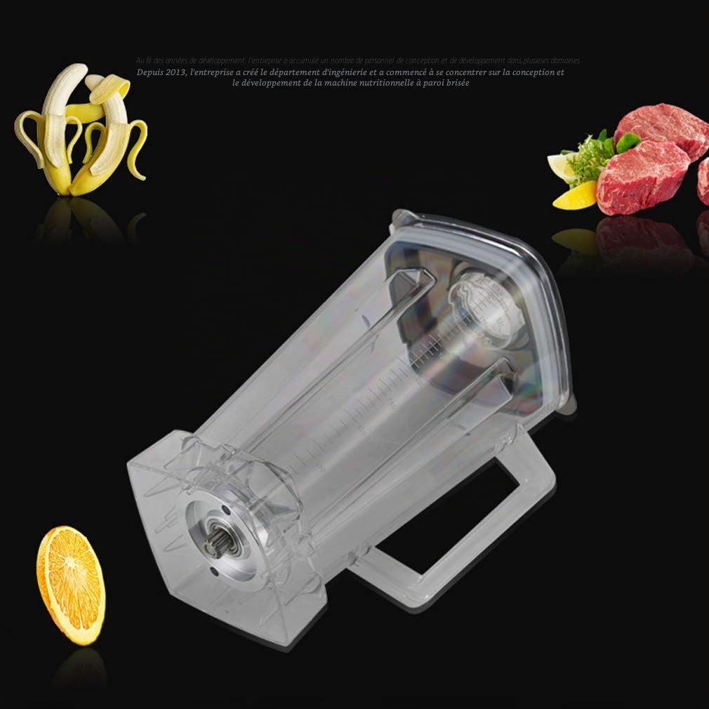 Blender Mixeur Multifonctions, Smoothie Blender Chauffant Blender Mixeur Puissant avec 2000W Mixeur Smoothie Et Milk-Shake avec 6 Lames en Acier Inoxydable Et 2L sans BPA Jarre,Rouge