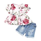 Trajes de dos piezas para niñas y niñas pequeñas, los conjuntos de ropa te permiten no tener que preocuparte por cómo vestir a tu niña, también muestran un aspecto moderno.