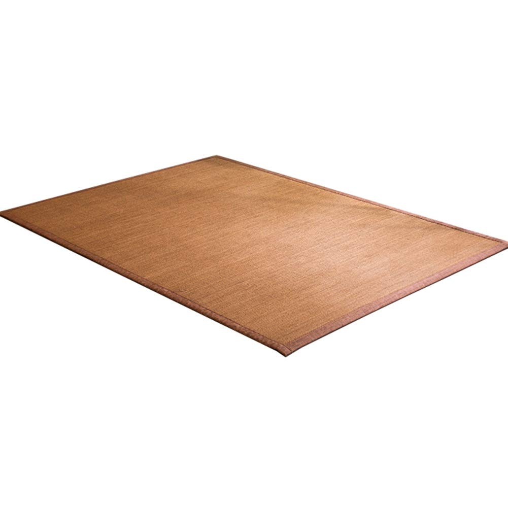 Tissage de bambou fait main ZRUYI tapis de sol épais haut de gamme 130x210 cm