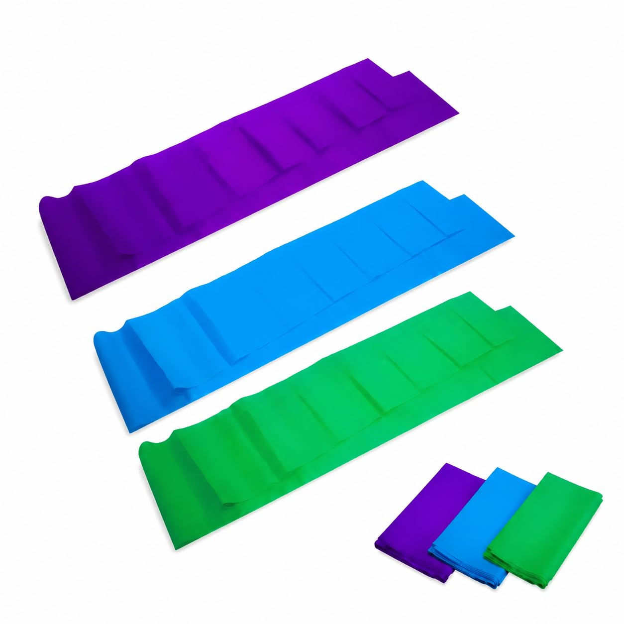 Faixa Elastica Resistente (150x15 cm) Usada para Fisioterapia Alongamento Yoga Academia.