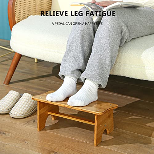 Taburete de baño infantil y oficina elevador de madera pack de 2 7