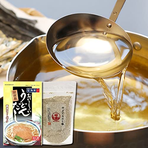テイスティ 関西風おいしいうどんだし 10人前&はぎの食品 のどぐろだし塩 160g 各1袋お試しセット 和風だし だしの素