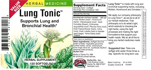 Lung Tonic - 120 Count Softgels #TOP1