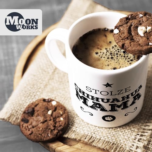 MoonWorks Kaffee-Tasse Stolze (style_variation) Mama (style_variation) Besitzerin Hundebesitzerin Weiss unisize