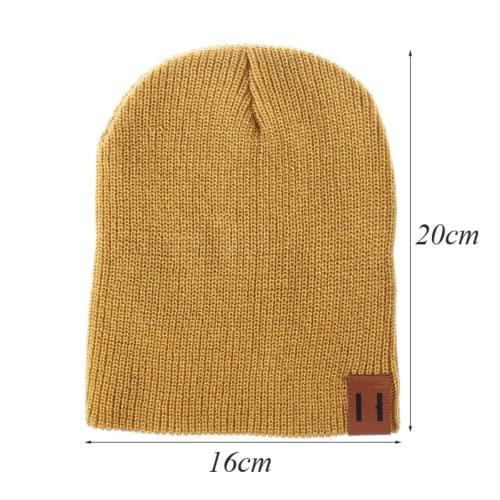 Chapéu de bebê moda para meninos gorro de bebê de malha para crianças boné infantil chapéus para men