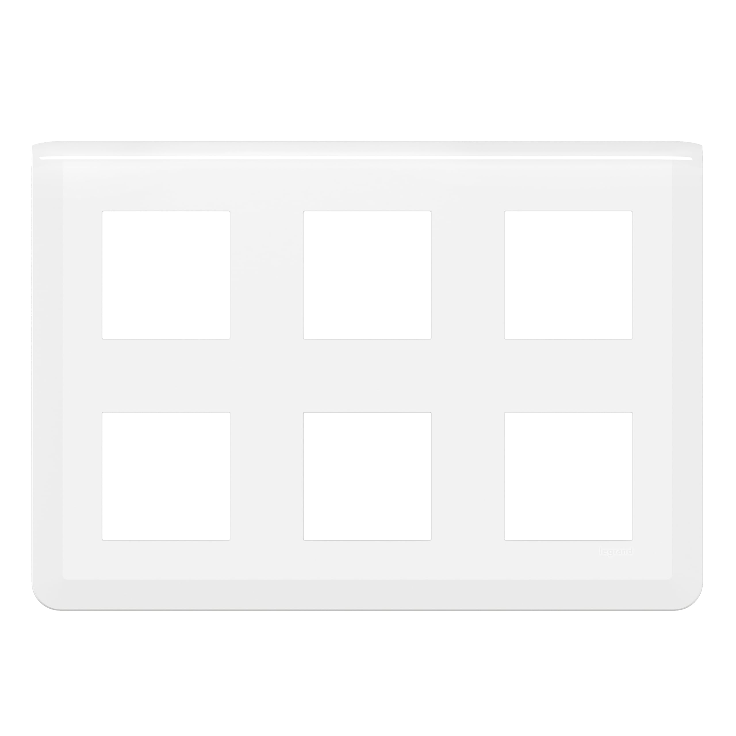 Legrand Mosaic Plaque de Finition 2x3x2 Module Blanc