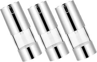 فوميز. 3 قطع من زجاجات مستحضرات التجميل الصغيرة للسفر، زجاجات لوشن فارغة بحجم مناسب للسفر، زجاجات صغيرة الحجم للسفر، زجاجات مضخة، زجاجة مضخة صغيرة من البولي بروبيلين