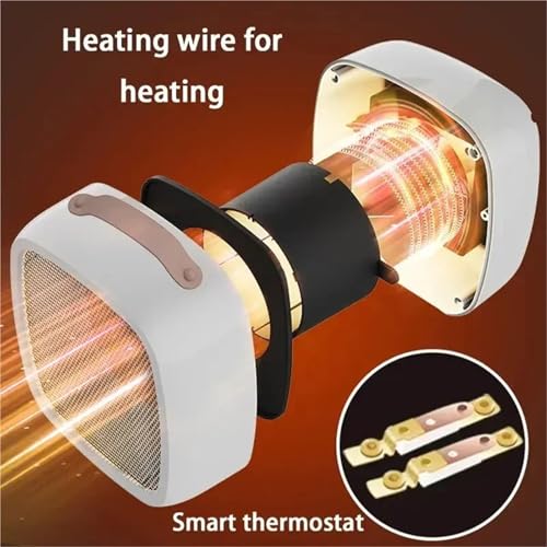Space Heater, Mini USB Desktop Heater Fan