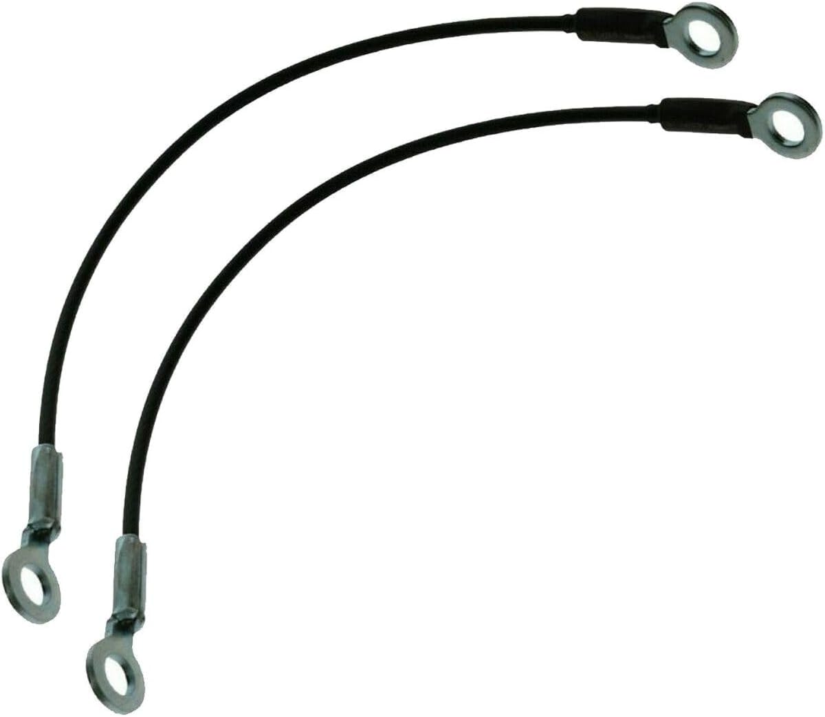 Tailgate Cables Set for Ford for Bronco 1978-1996 for Ranchero 1973-1979 Steel Left Right Rear 2 Piece Black Textured