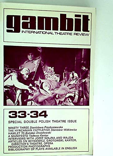 Gambit International Theatre Review Volume 9 Number 33-34