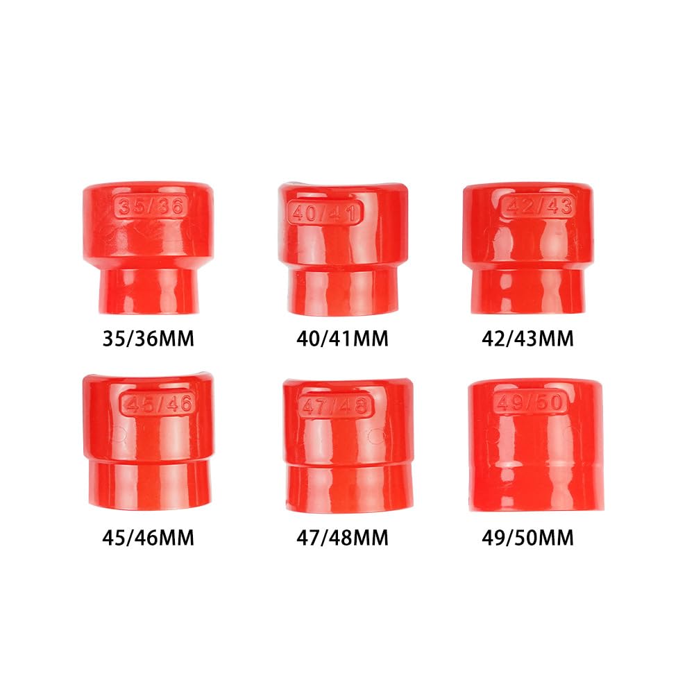 14PC moto bicicletta forcella guarnizione strumento installatore driver set 35-50MM 6adapter moto kit di strumenti forcella guarnizione installatore driver set