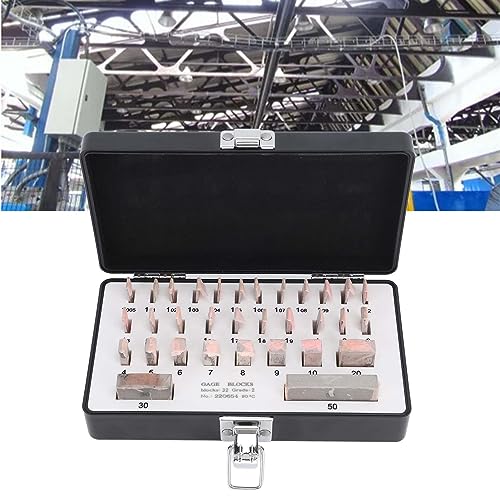 Messblock 32-Teiliges Stahl Hohe Genauigkeit Messblock-Set Für Metrische Prüfung Industriewerkzeuge