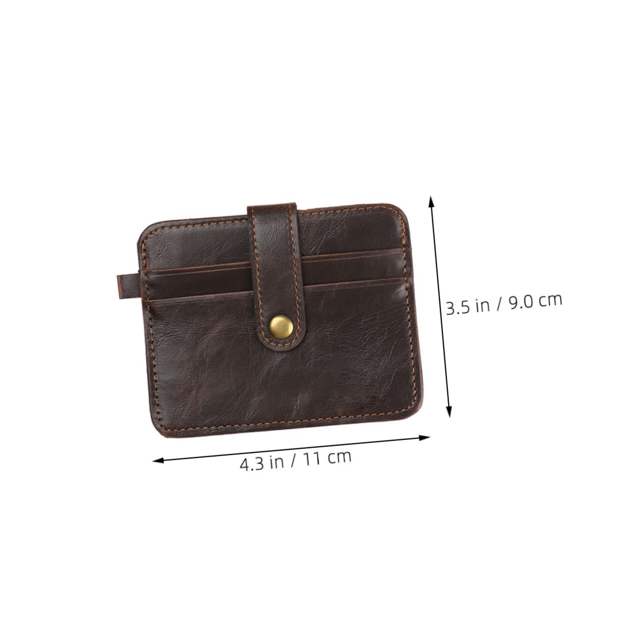 WOFASHPURET 2Pcs Men's Credit Card Multi Layer PU Organizer for of Business Cards and Essentials Lightweight and Durable Pocket Card Holder