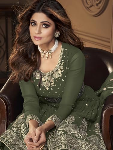 Costume indien Sharara en Georgette pour mariages et fêtes - 3